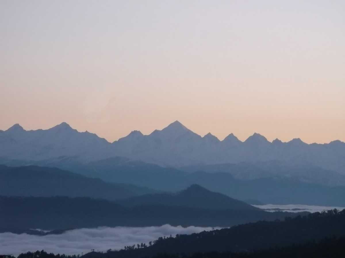 Panchchuli range viewed from Kausani