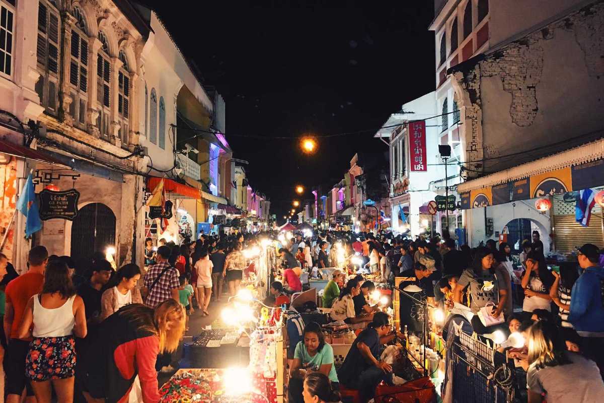 Market in Phuket Old Town