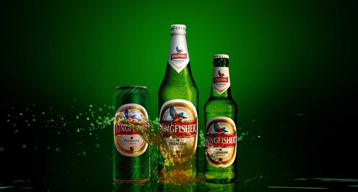 kingfisher beer bottle wallpaper