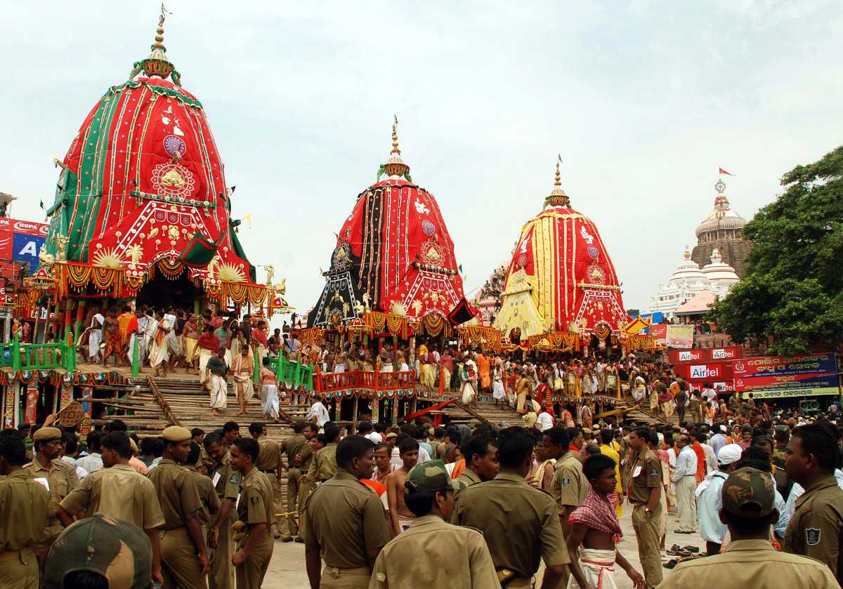 The different types of Raths at Puri