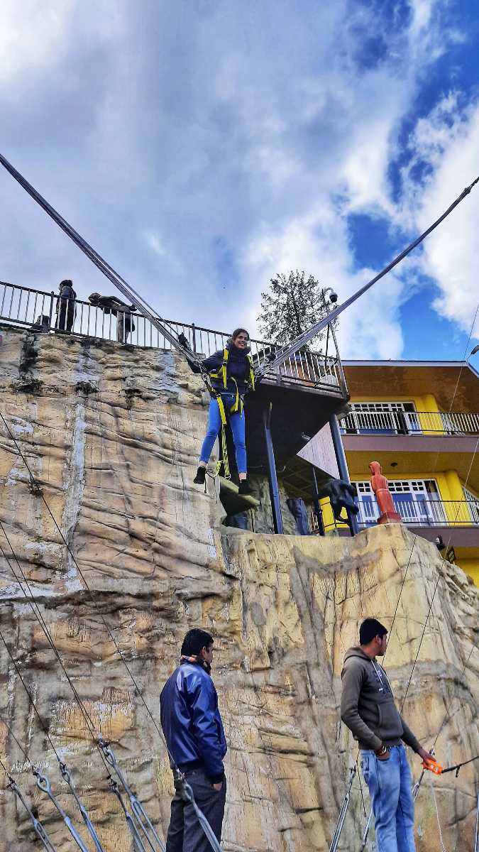 Reverse Bungee Jumping