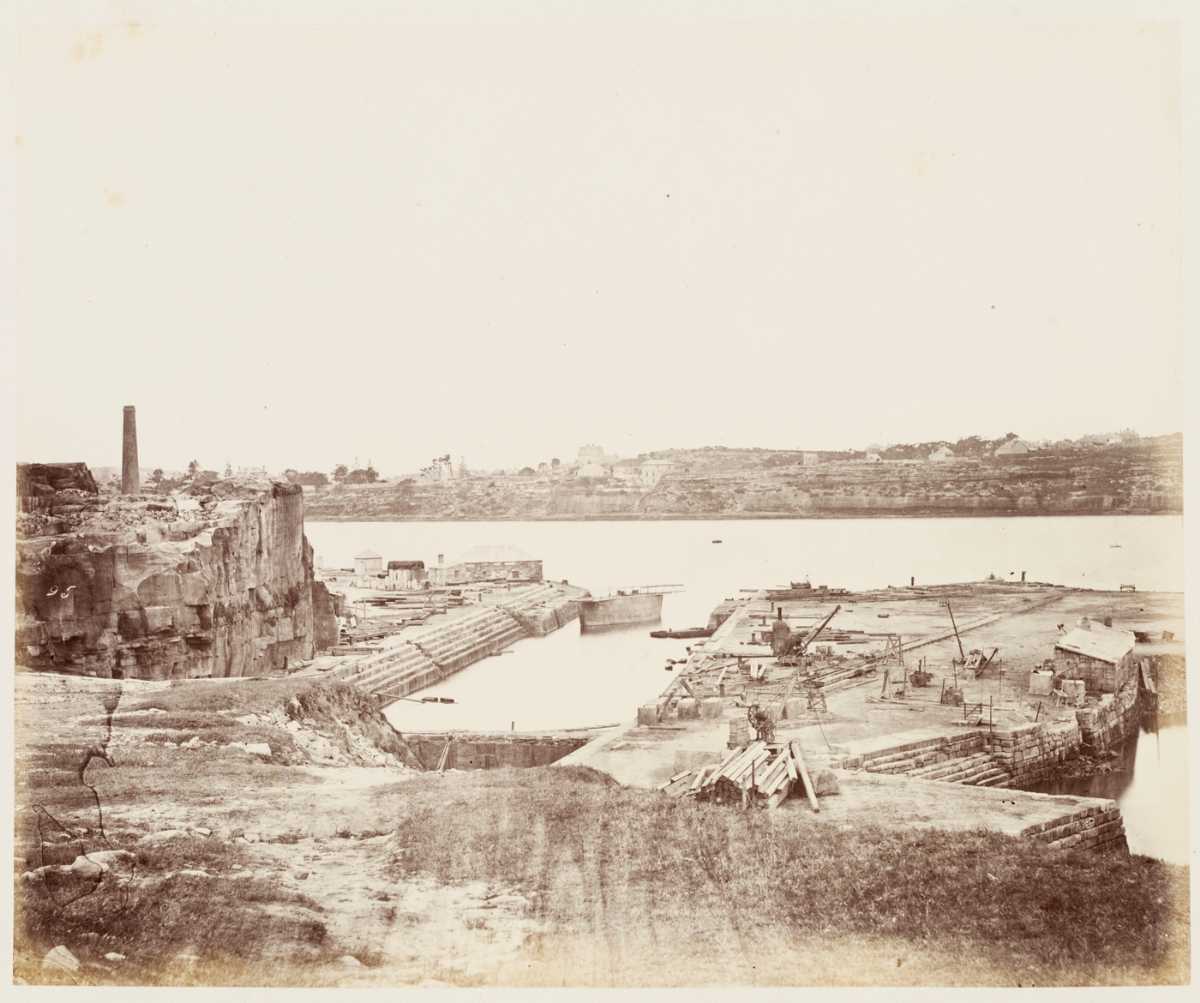 Cockatoo Island Dock 1872