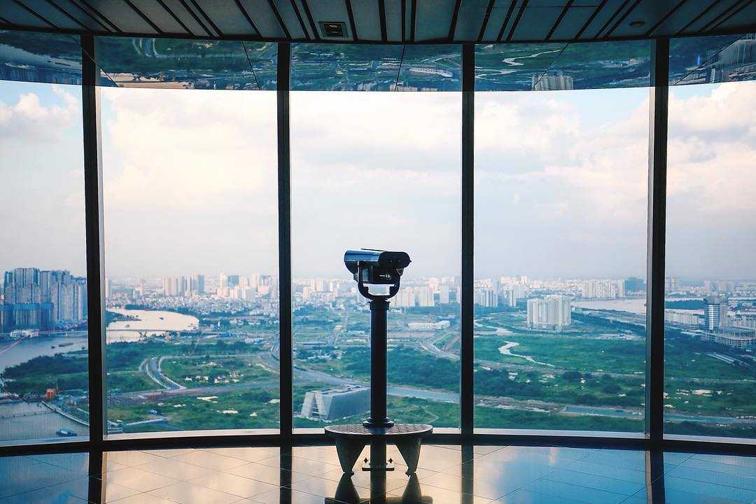 Binoculars at Saigon Skydeck