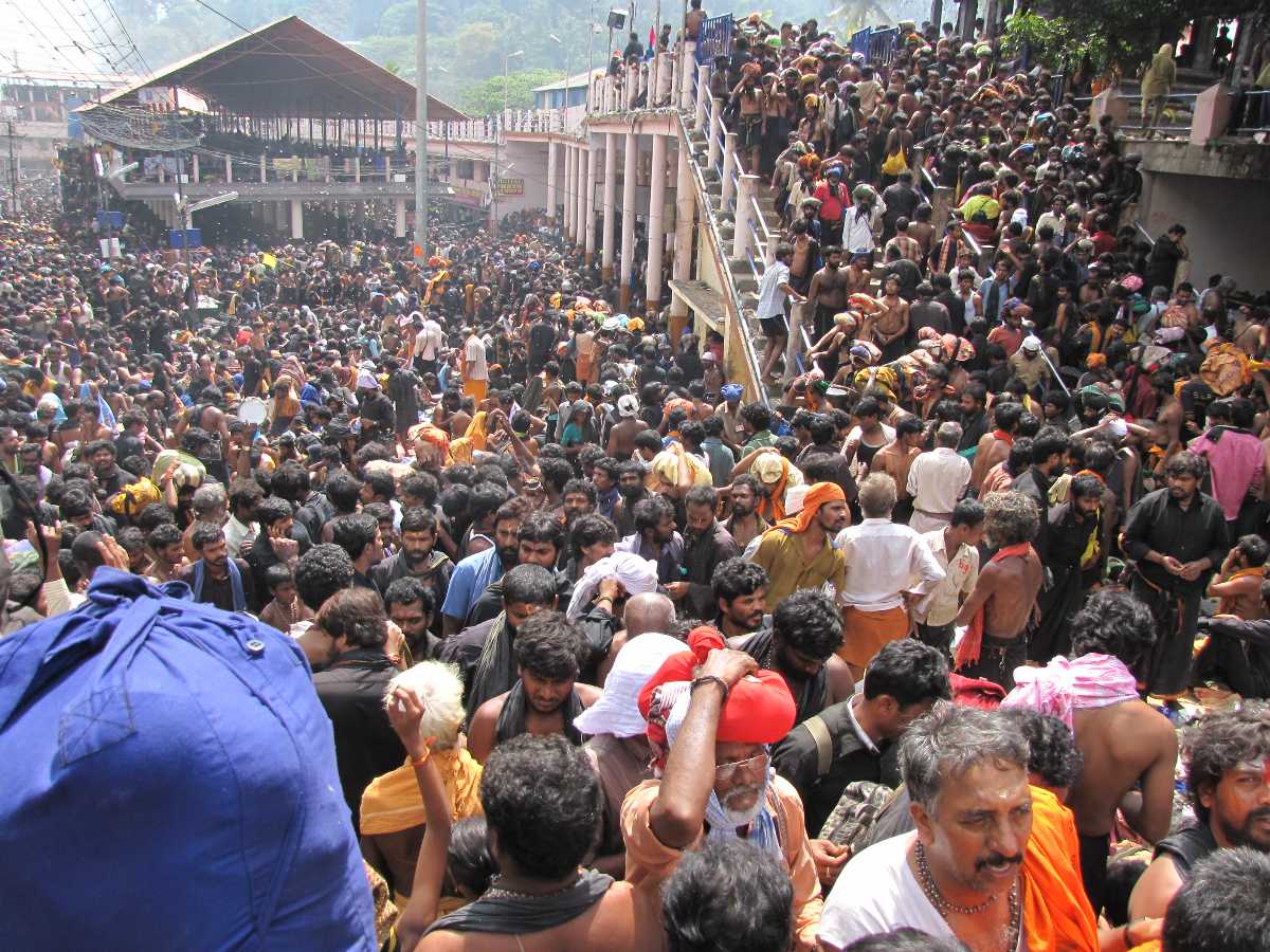 Sabarimala in peak season