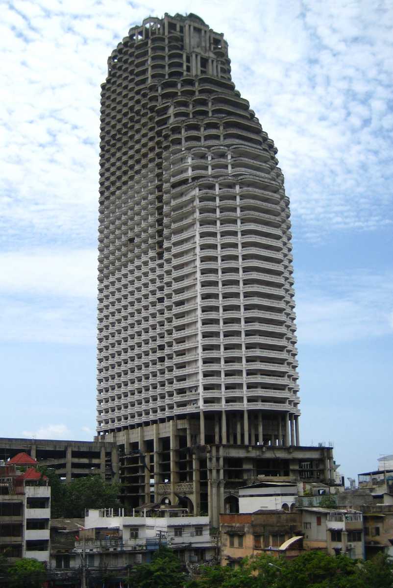 Sathorn Unique Tower is the Ghost Tower of Bangkok