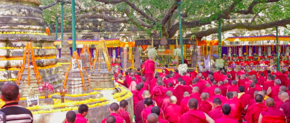 Meditation in Bodh Gaya