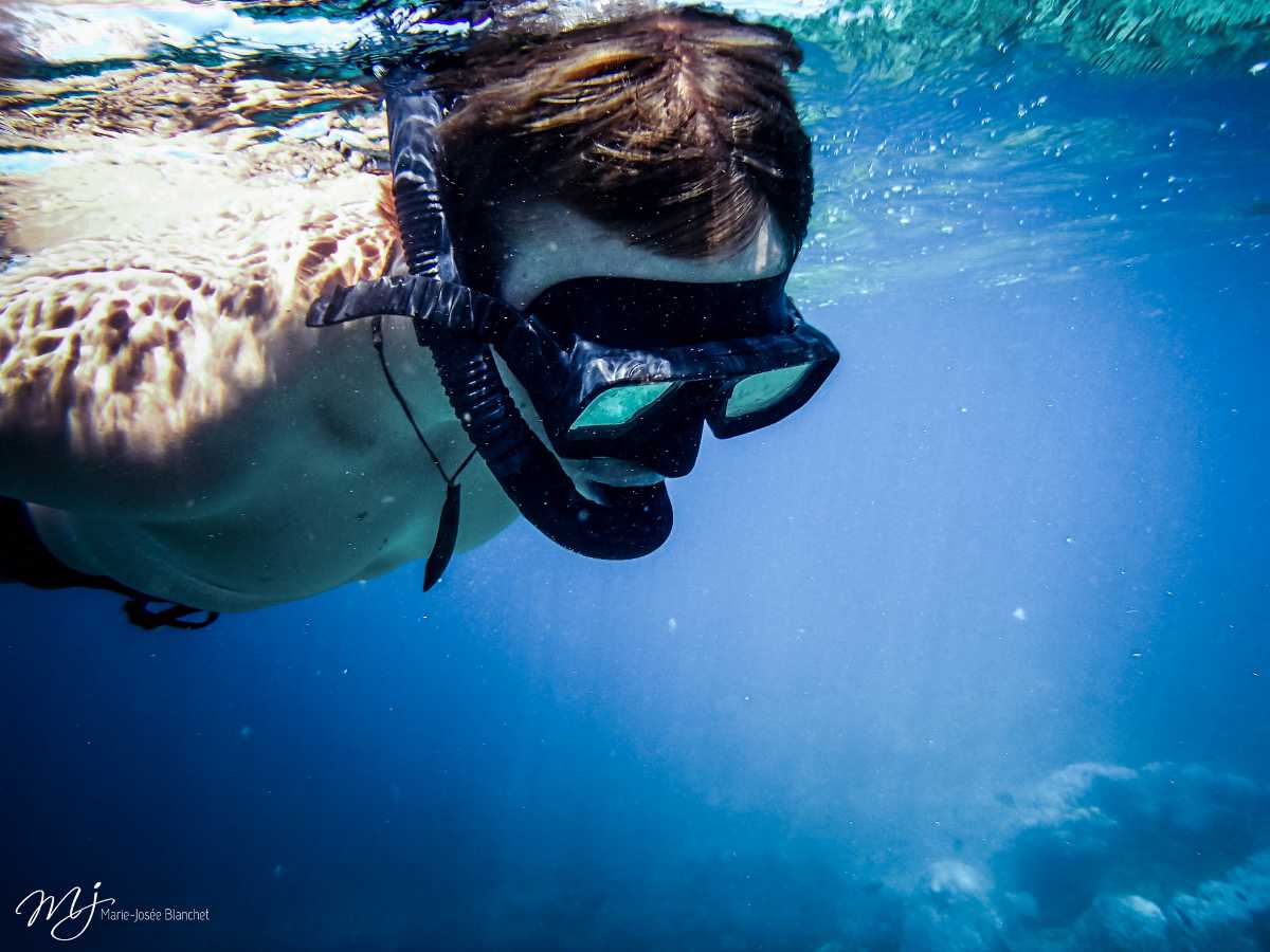 Snorkeling in Snoopy Island