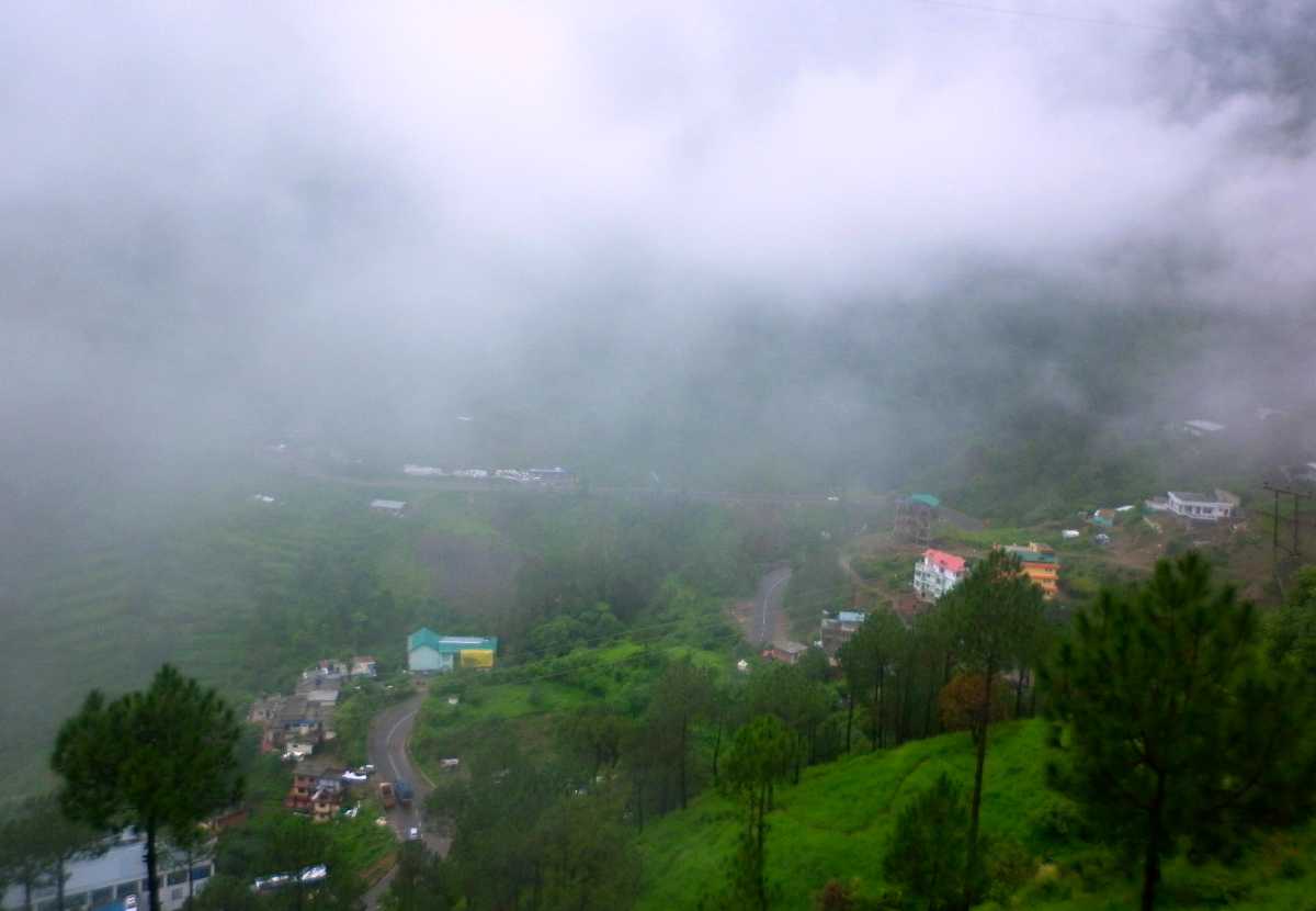 Solan City during Monsoons