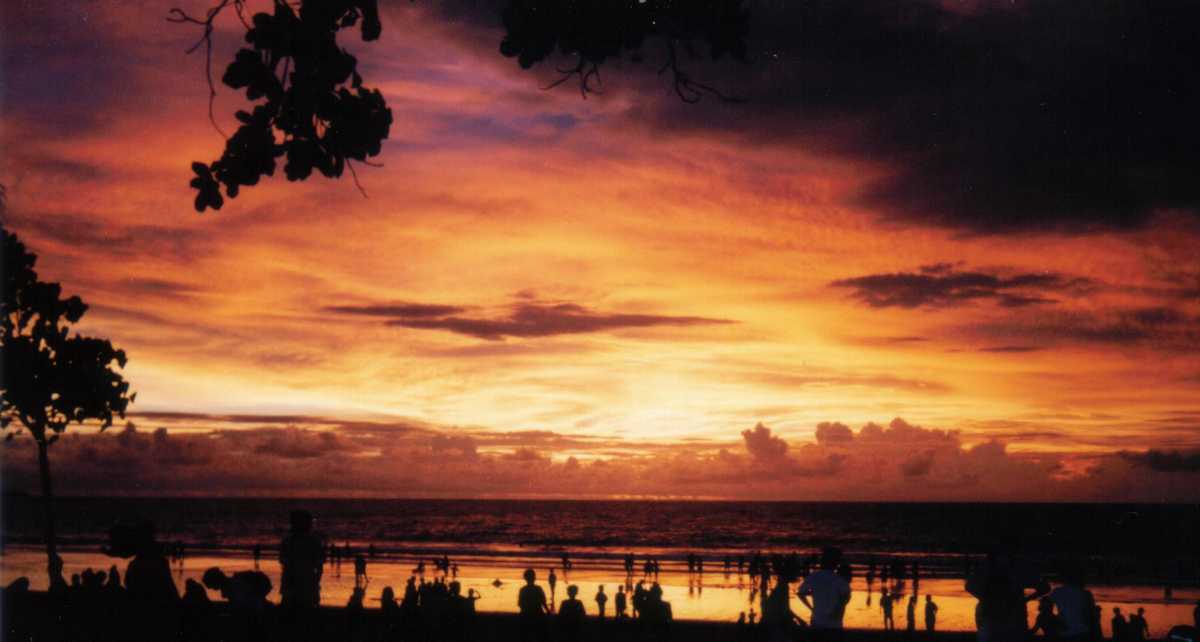 Sunset in Kuta Bali