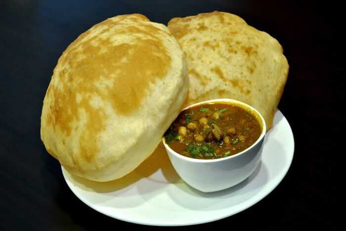 Chole Bhature at Chowk Lucknow street food