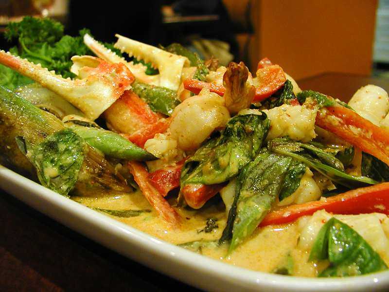 Seafood Curry, One of the Favourite Halal Food of Pattaya