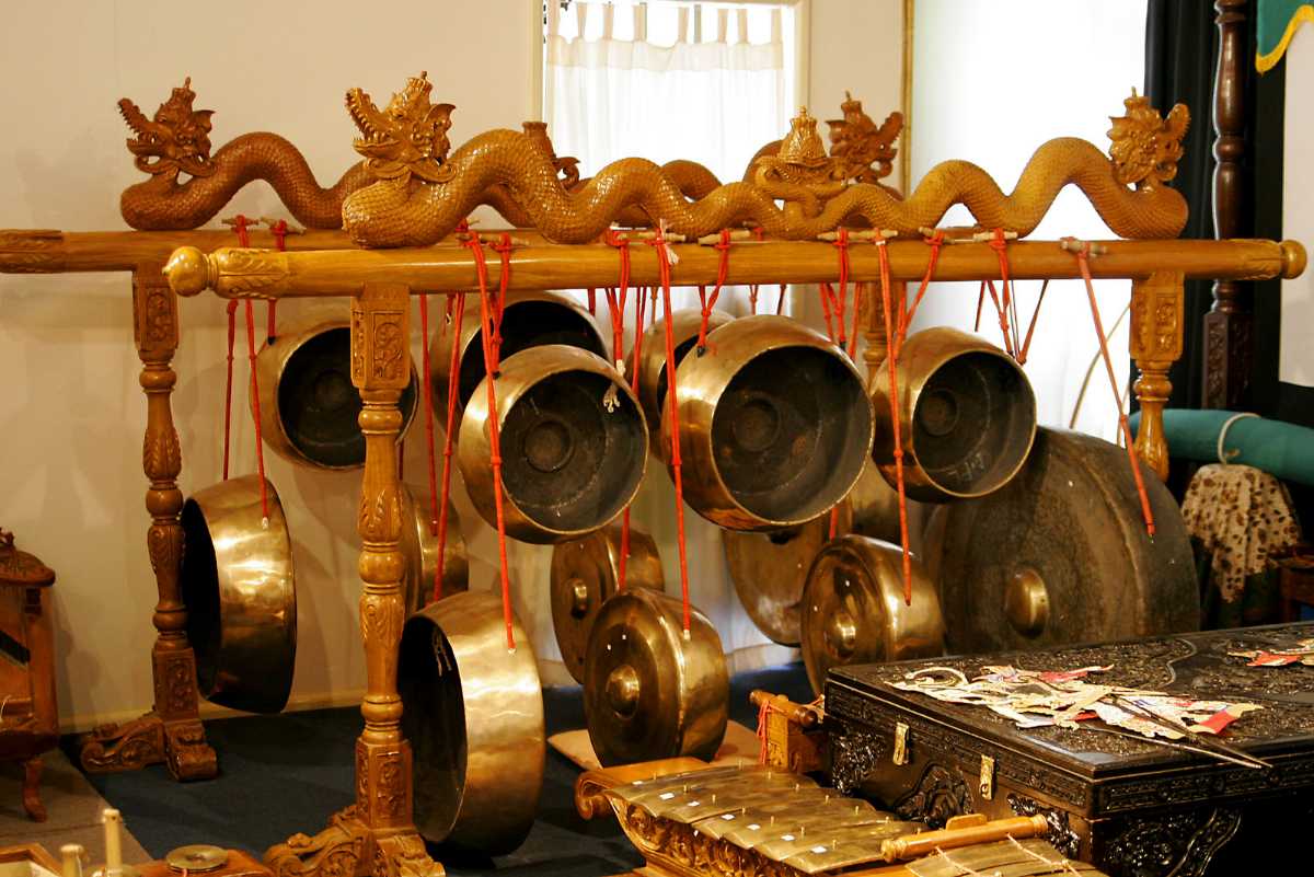 Gongs used in Balinese Cultural Music