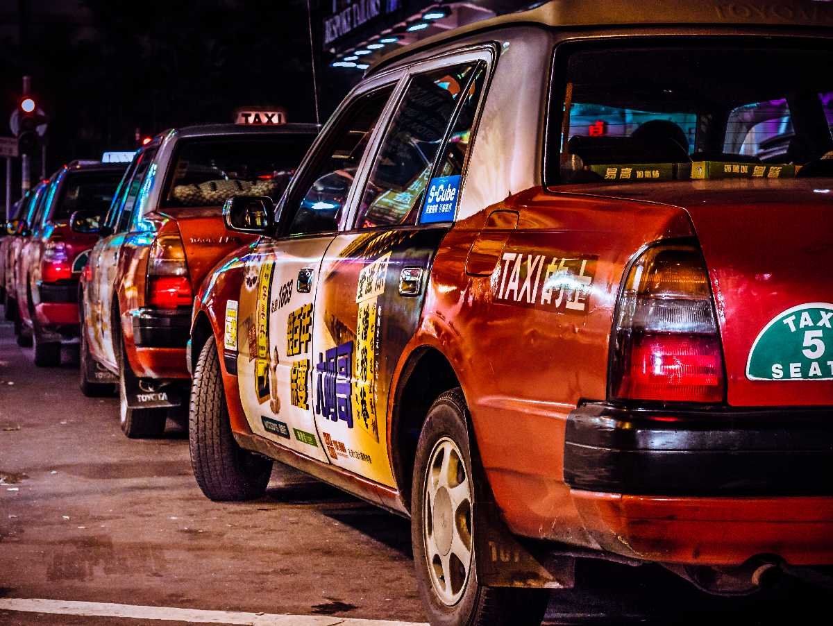 Taxis in Hong Kong