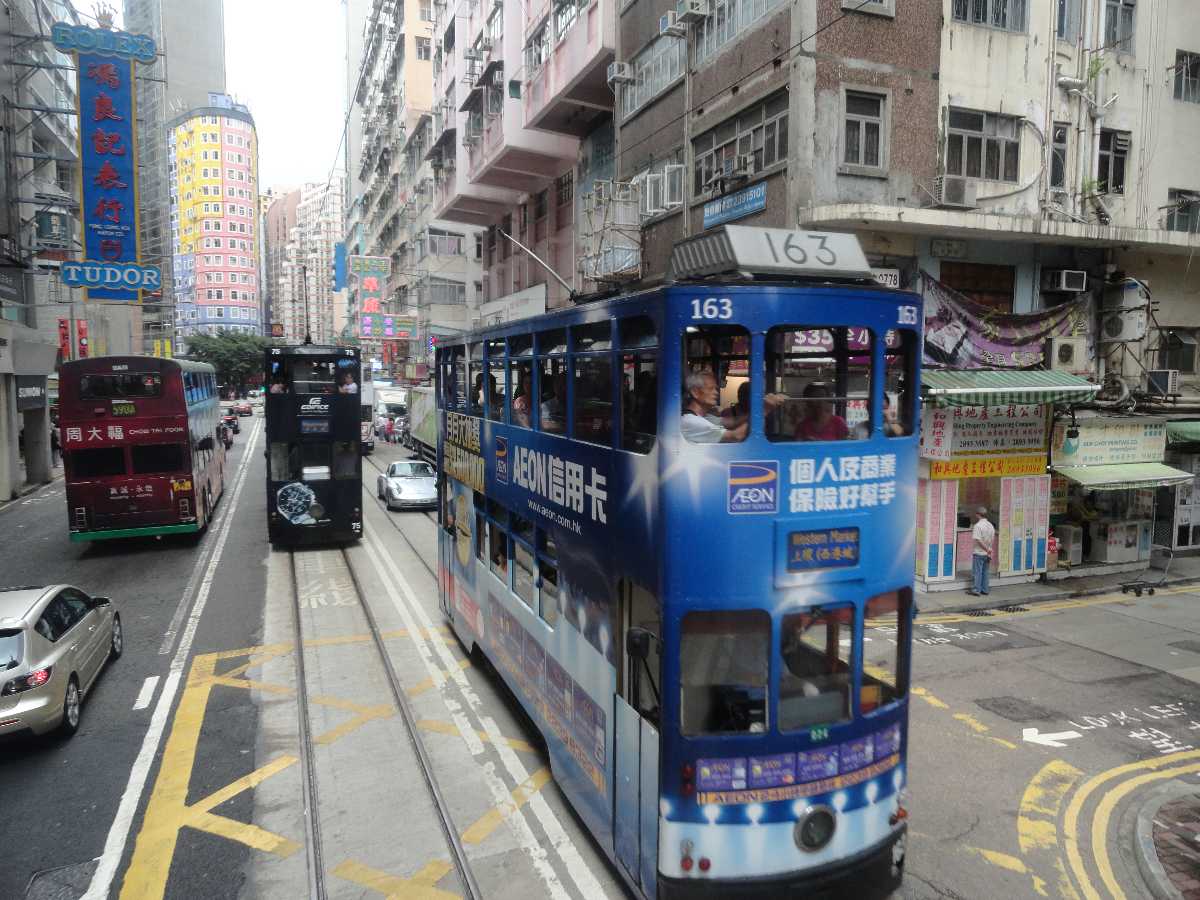 Trams in Hong Kong