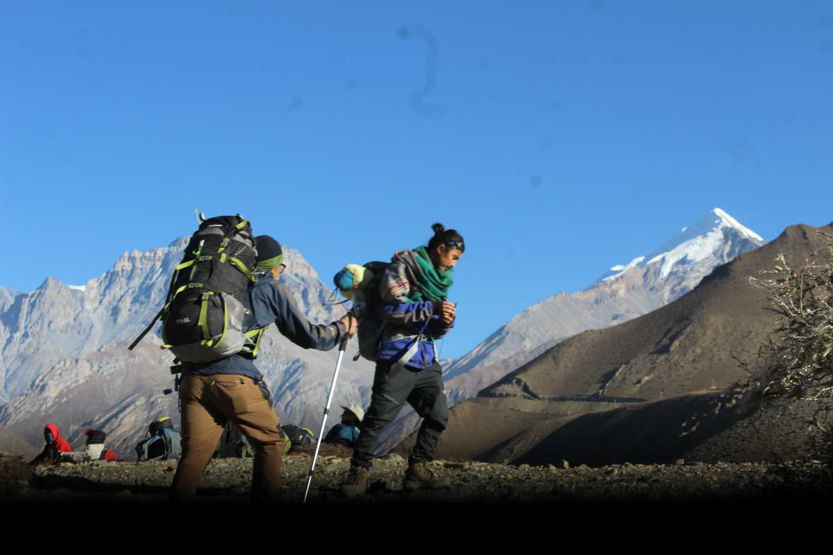 Mustang trekking trail, Nepal