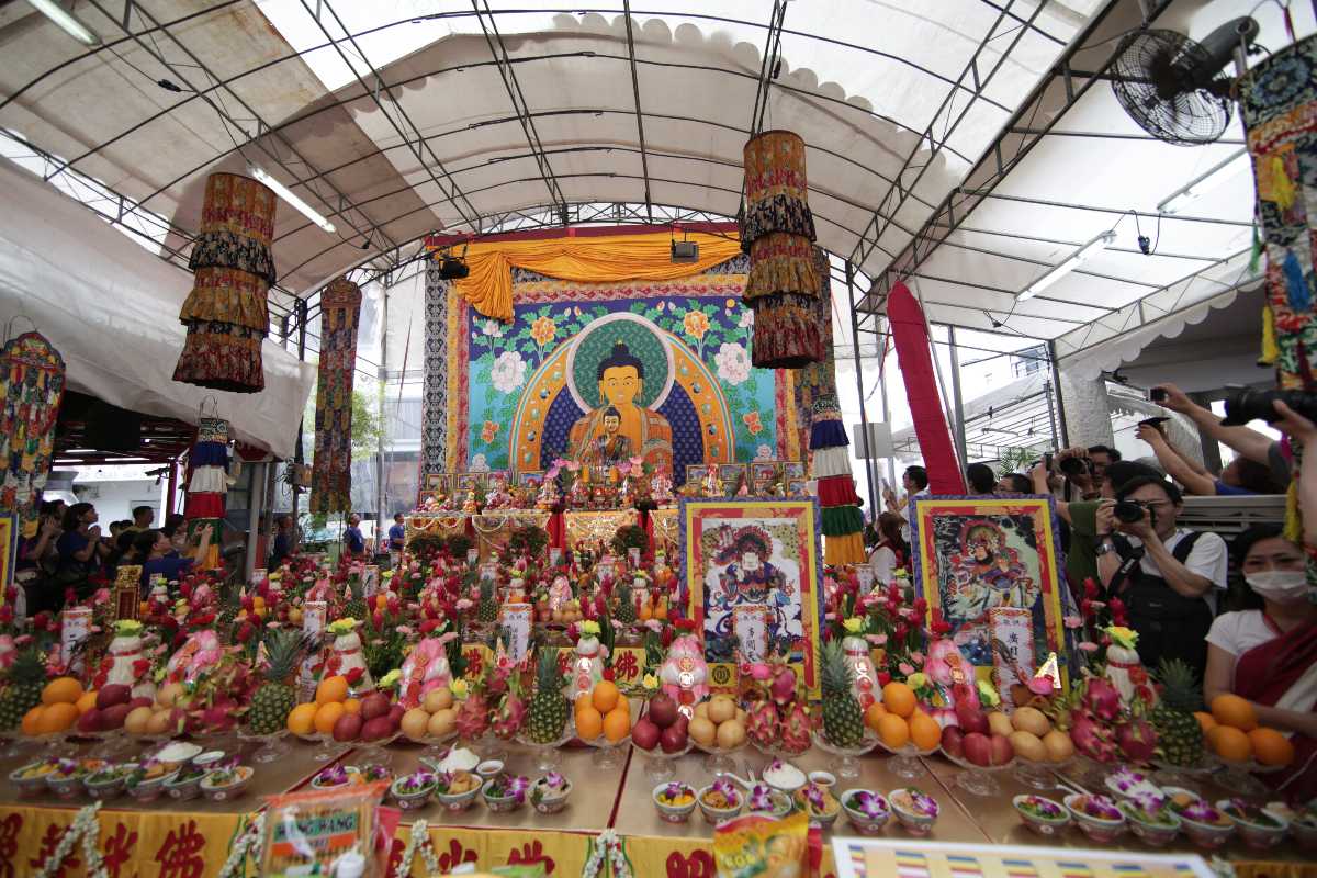 Vesak Day, Sakya Muni Buddha Gaya Temple