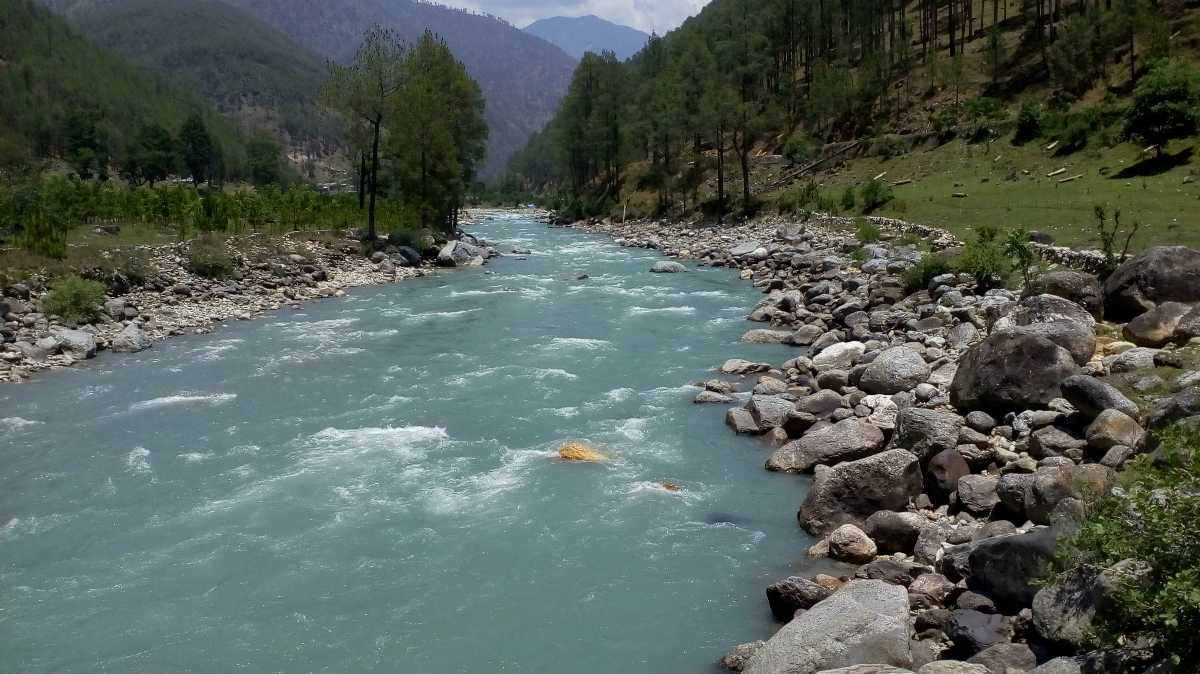 Summer Season, Yamuna River, Uttarkashi