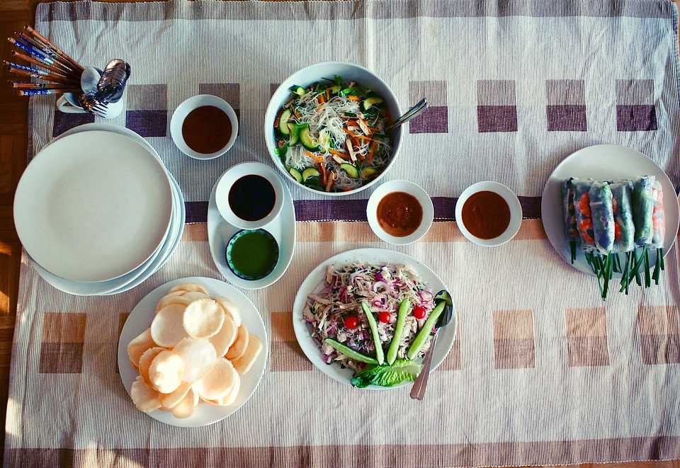 Vietnamese Meal in Halong Bay