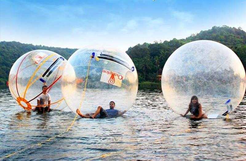 adventure sports goa, water zorbing in goa, adventure activities in goa