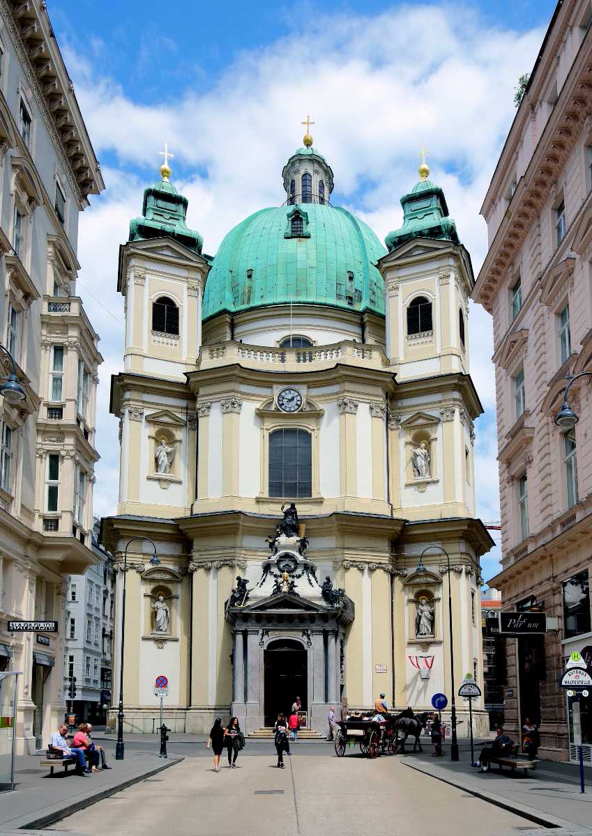 peterskirche church, graben