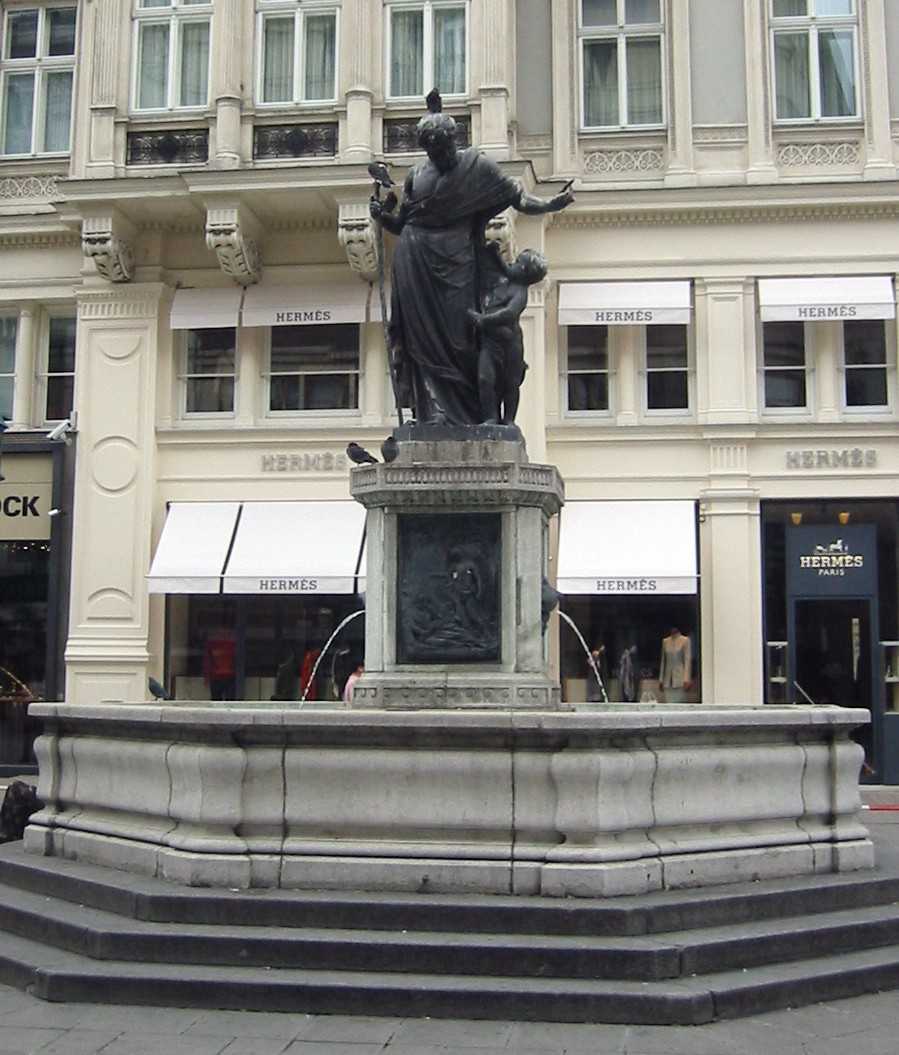 fountains, graben street