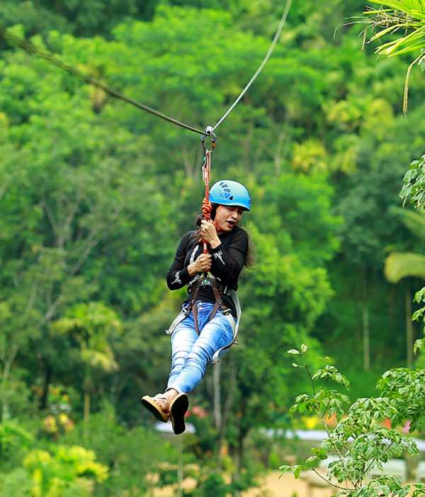 Ziplining