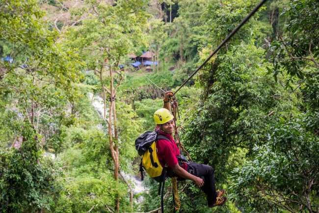 zipline tour india