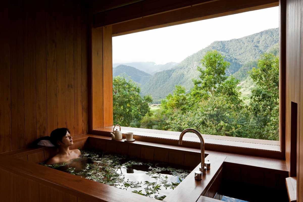 Bhutanese Hot Stone Bath in Paro