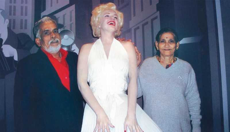 Vijayan & Mohana At Madame Tussauds