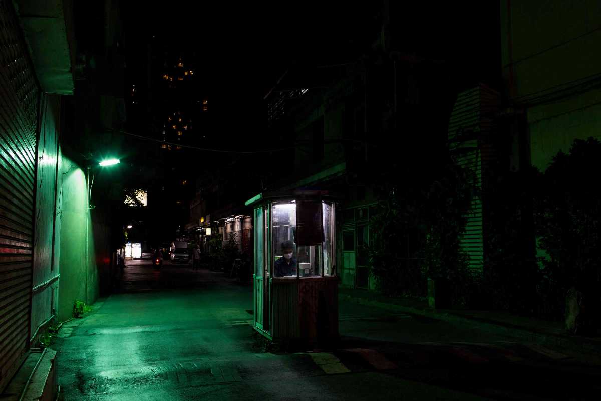 Streets of fear in a city popular with Chinese visitors from Wuhan.