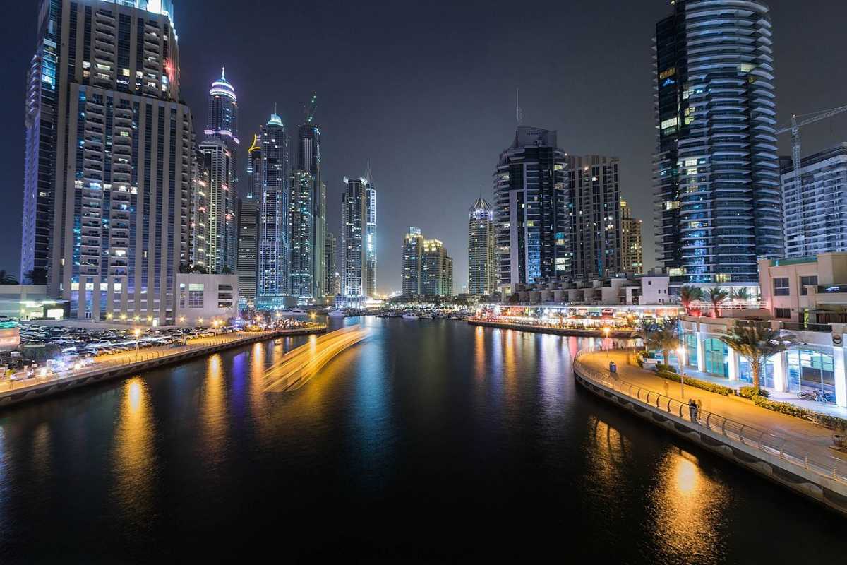 Dubai Marina at Night