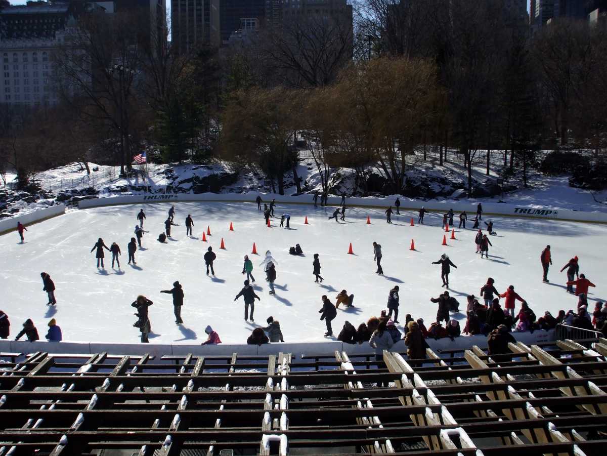 Ice skating in NYC