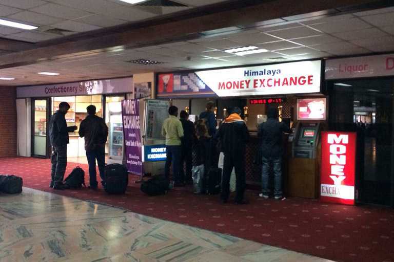 Delhi airport currency exchange limit