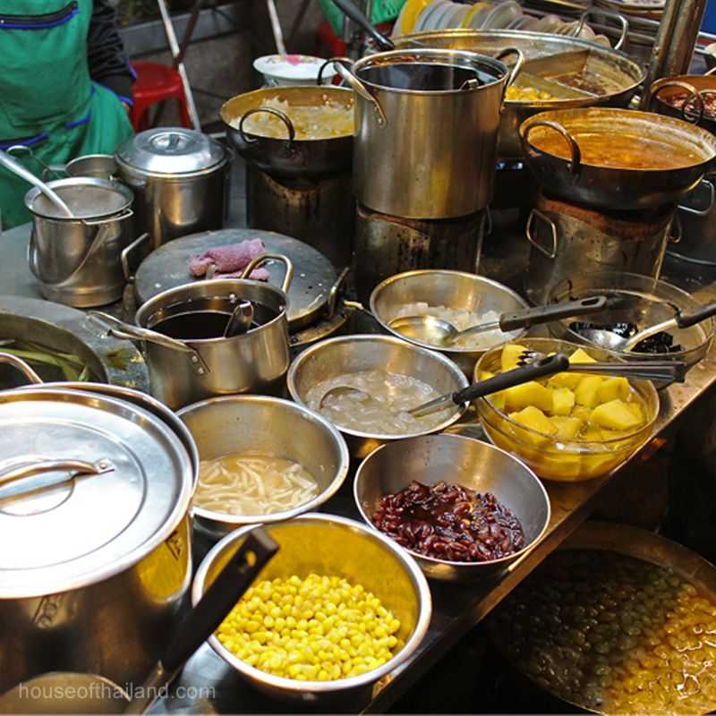 Dessert Stand in Chinatown Bangkok