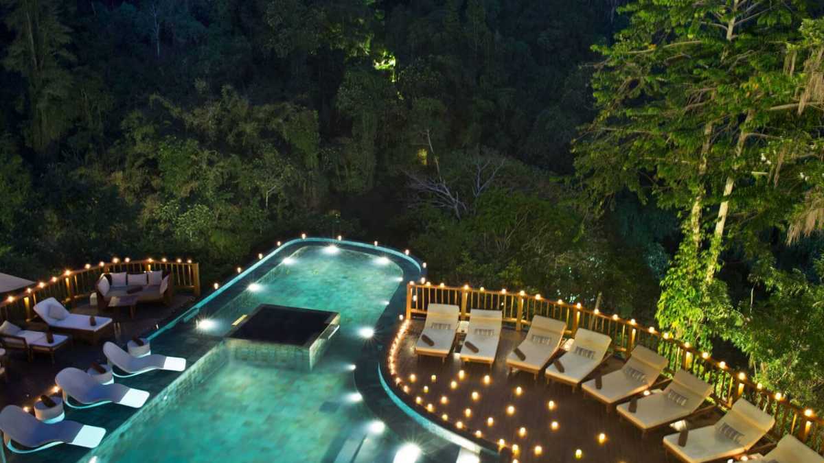 Honeymoon in Bali, Hanging Gardens Ubud