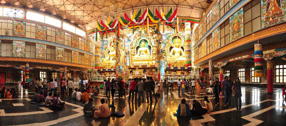 Namdroling Monastery in Coorg