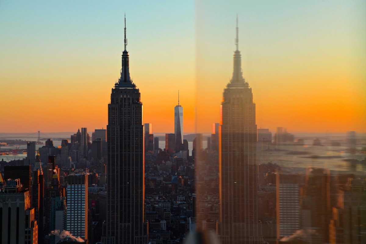 Empire State Building during Sunset