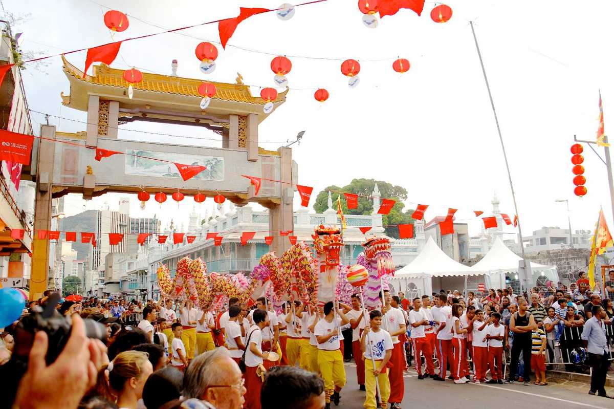 Chinatown in Mauritius