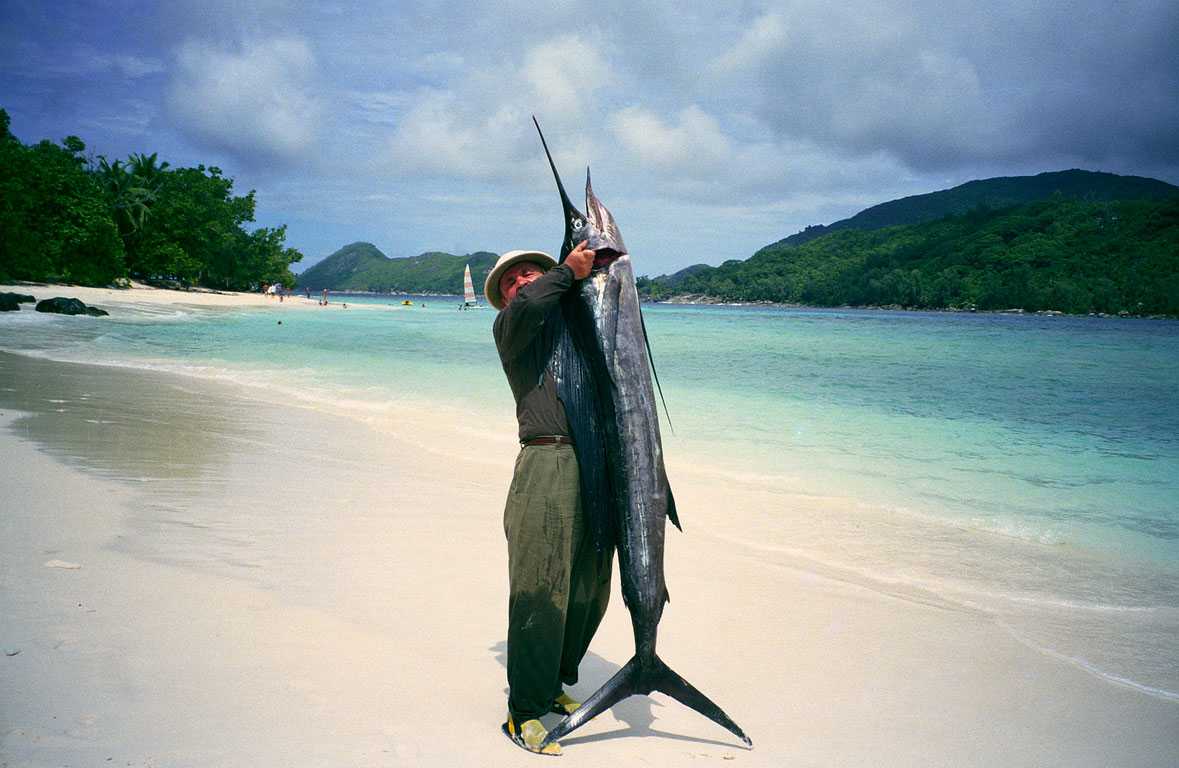 Fishing, Seycheles in April