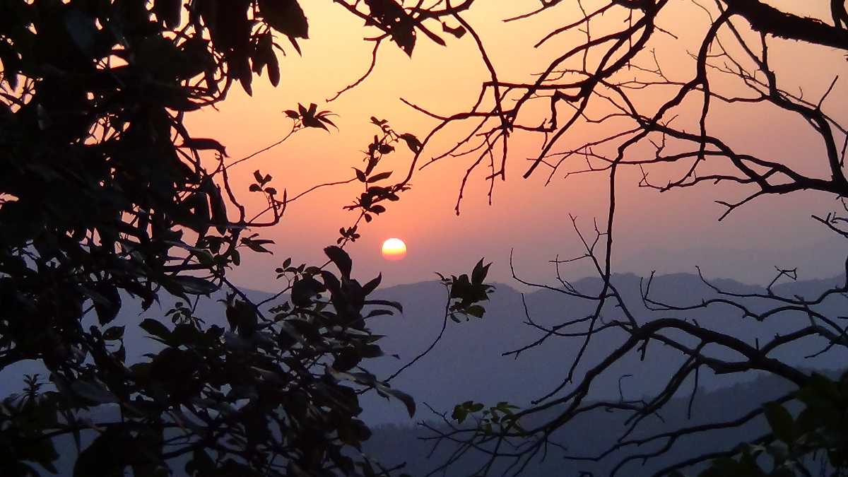 Sunset in Tehri