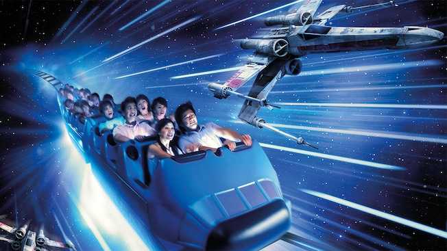 Hyperspace Mountain Ride at Disneyland Hong Kong