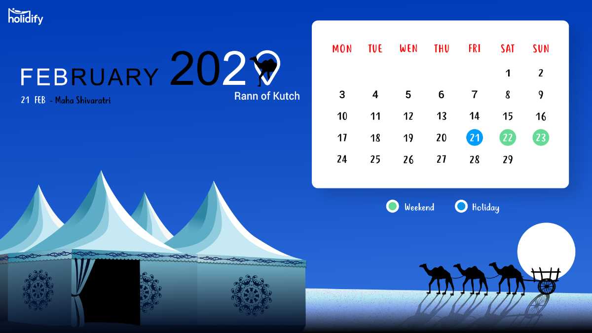 February Holiday Calendar