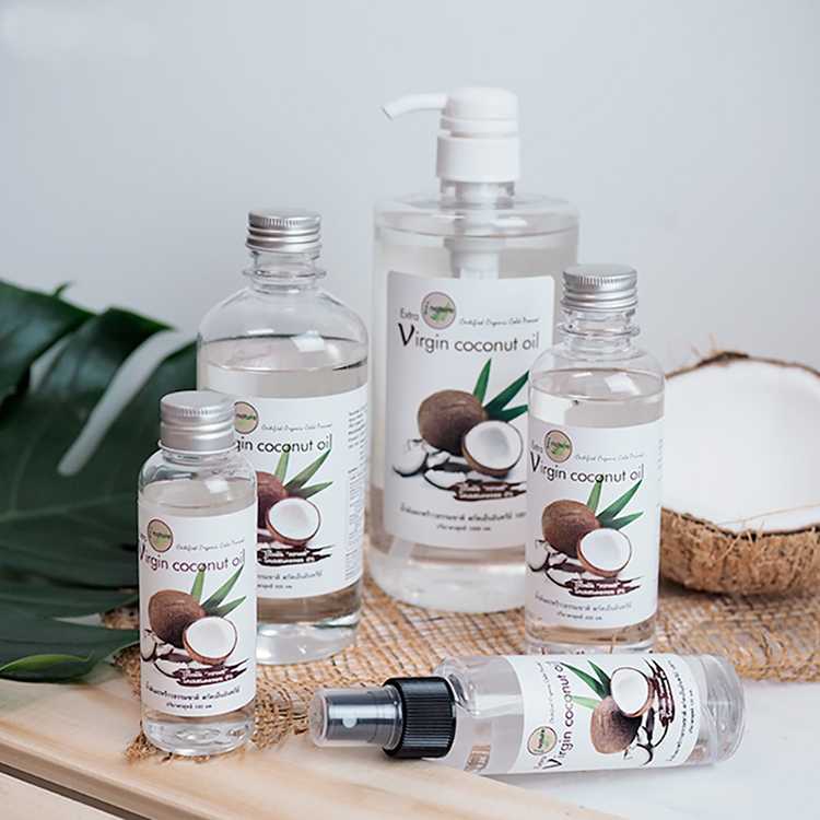 Produits à base d'huile de noix de coco thaïlandaise