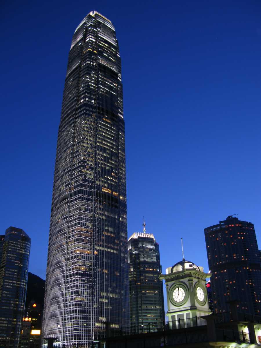 Two ifc- the second tallest building in Hong Kong