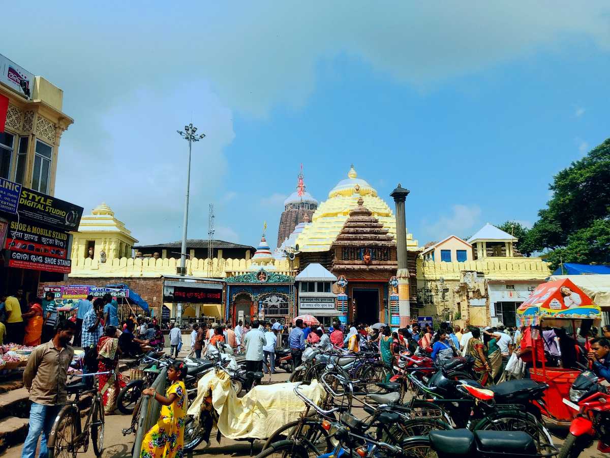 Jangannath Temple in Puri, Orissa