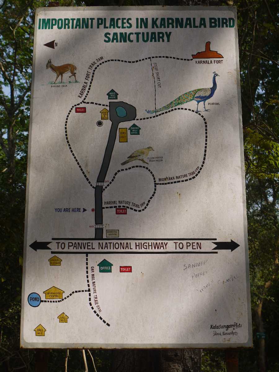 Karnala Bird Sanctuary map