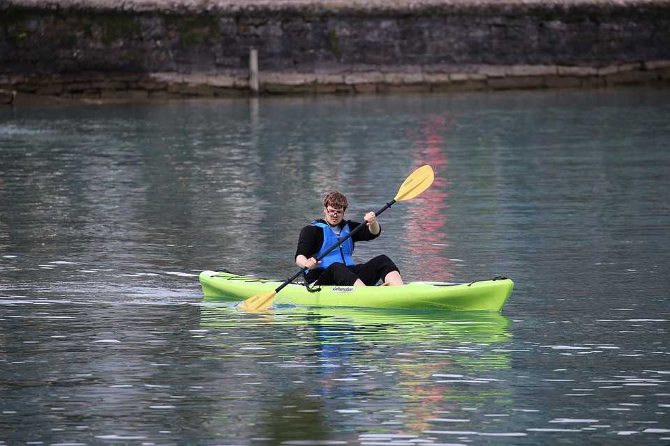 Kayaking, canoeing, pedal boating 