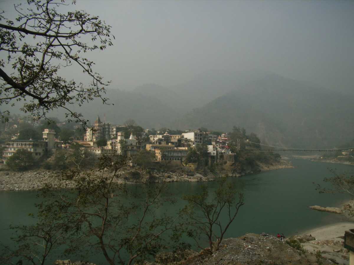 View of Ganges in Rishikesh