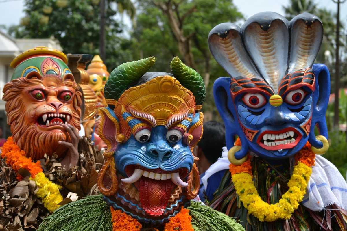 Kummattikali, Onam