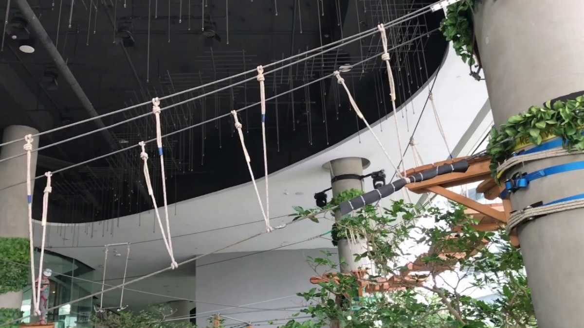 Rope Bridge at EmQuartier Mall Bangkok